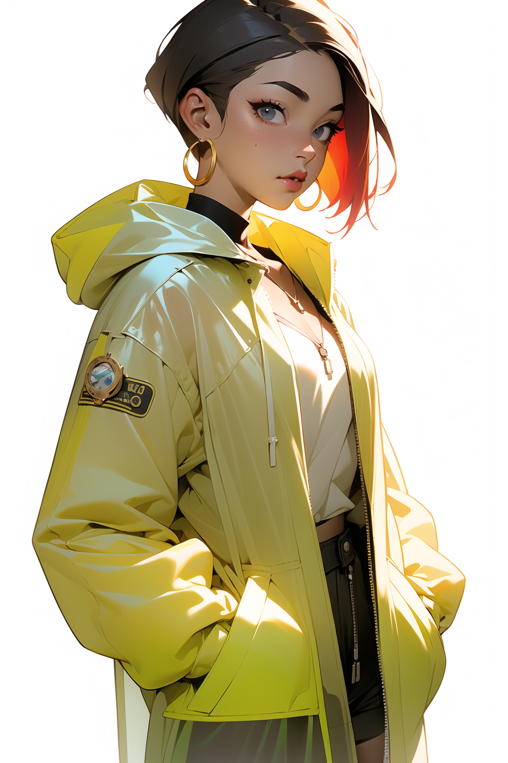 09508-2388073362-masterpiece,(masterpiece, top quality, best quality),solo, 1girl, earrings, jewelry, black background, hood, looking at viewer,.png